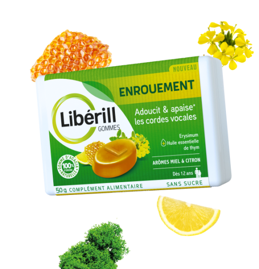 Gomme enrouement